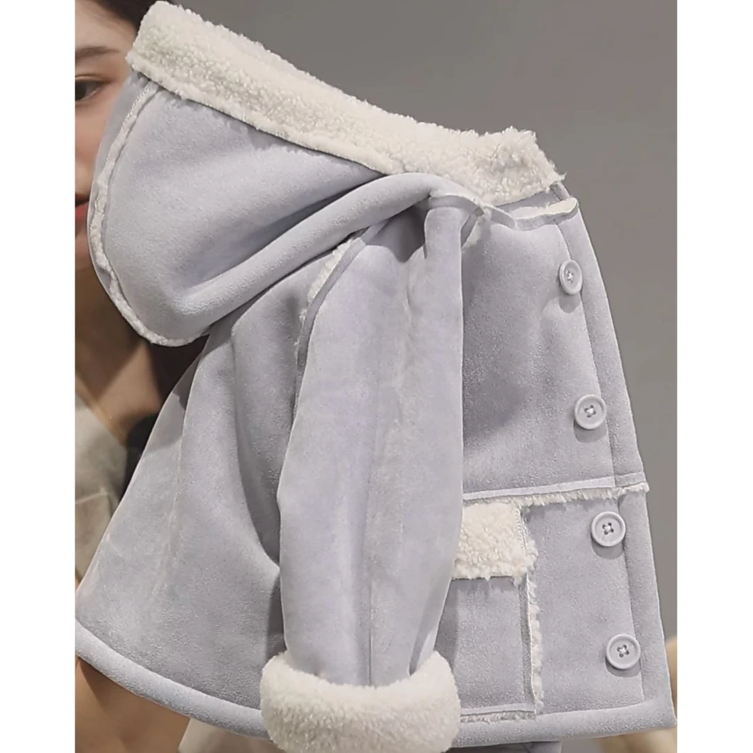 小乐妈 | 麂皮绒2.0 | 连帽设计 | 版型宽松舒适 | 加厚 AM下架