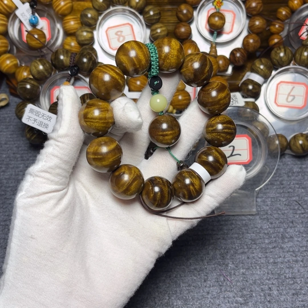 手串/手链楠木（金丝楠）阴沉2.0闪电480