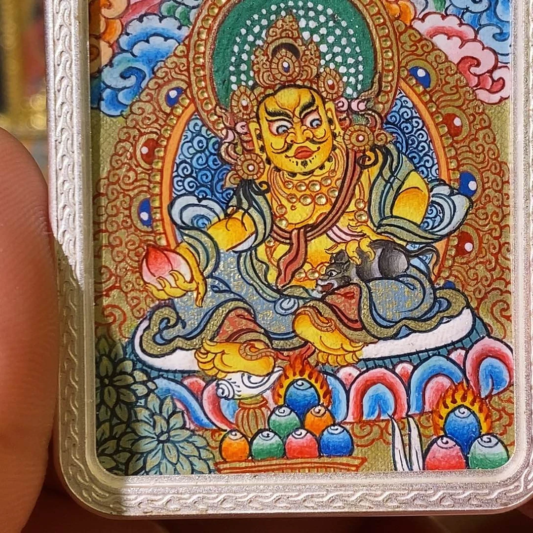 吊坠漏到底！大漏！大漏！热贡纯手绘唐卡