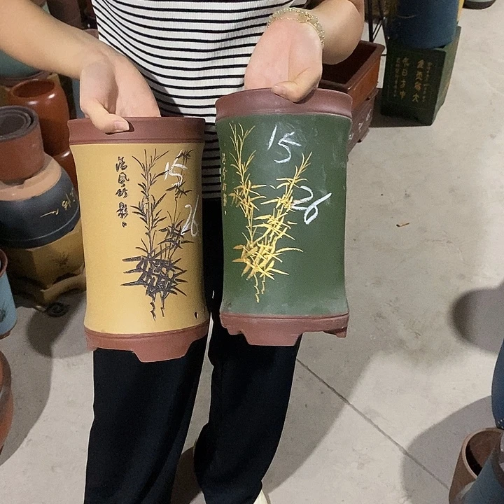 紫砂花盆紫砂花盆