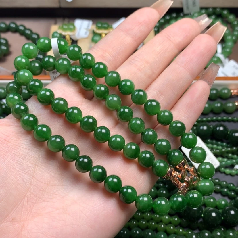 【闪购商品】和田玉（碧玉）颈饰未镶嵌圆*圆