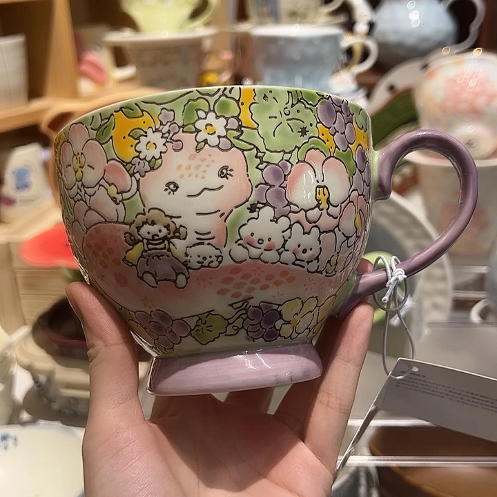 小花蛇早餐杯450ml