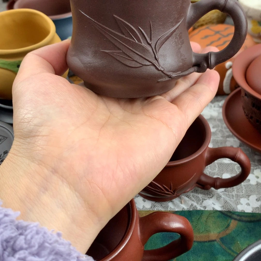 紫砂茶杯高端主人杯