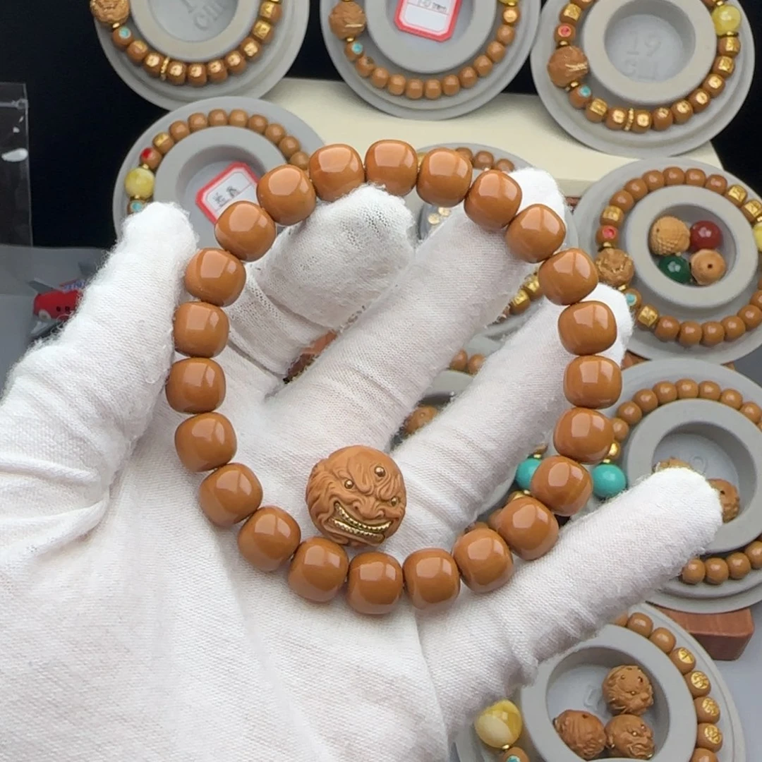 千***眸猴头核桃吊坠全品老型猴头手串私人订制