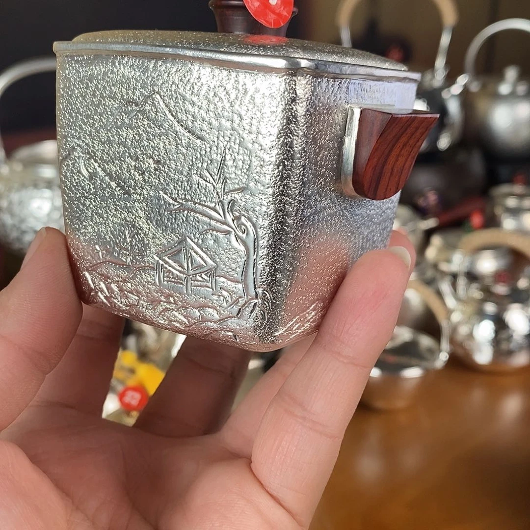怡***然手工制作茶杯喝茶银衣