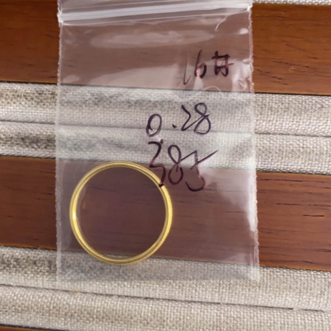 A6克重0.28 16号 满天星戒指 足金999