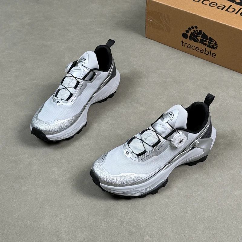 三秒快速穿脱～加拿大男士单网透气轻便防滑减震户外越野登山鞋