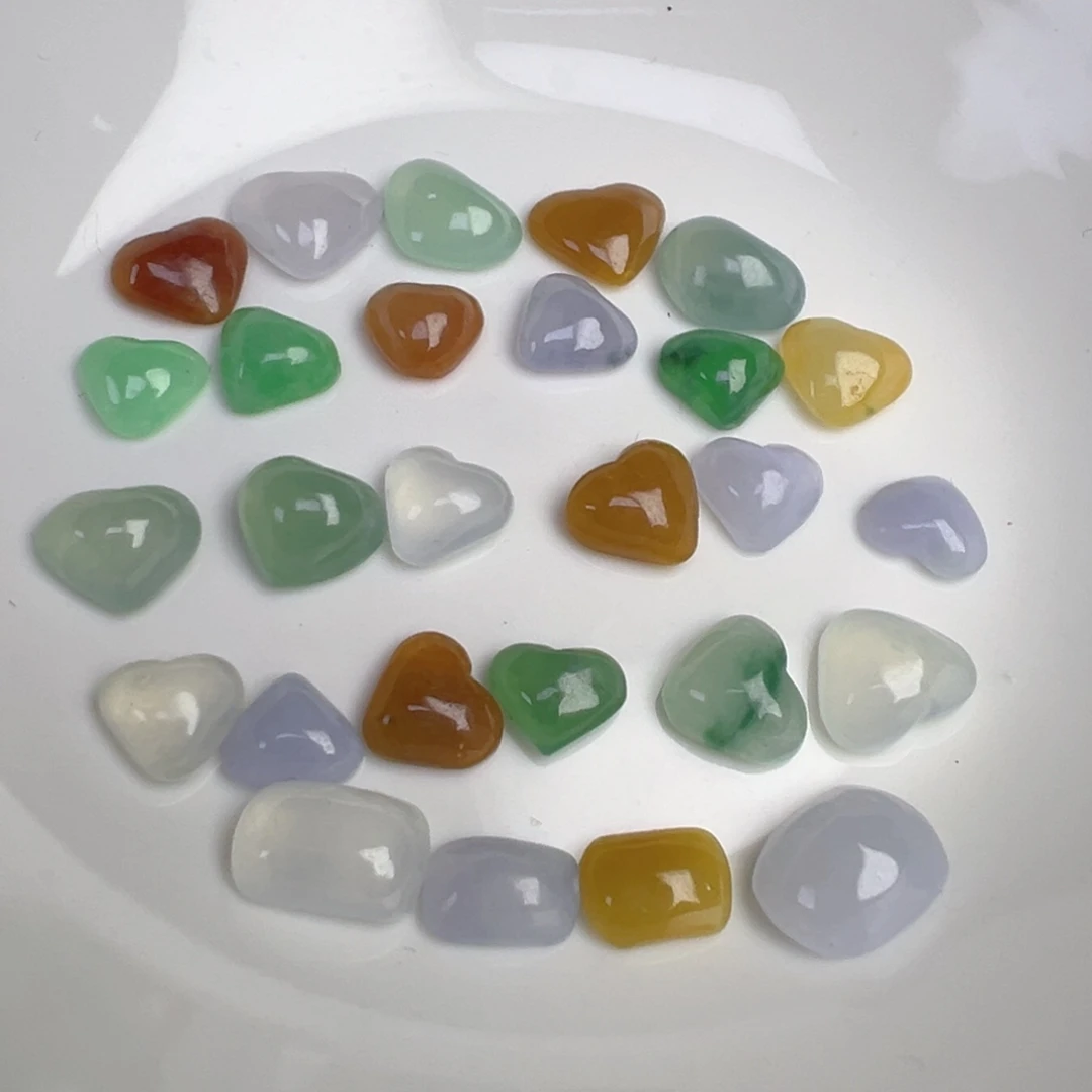翡翠散珠翡翠爱心