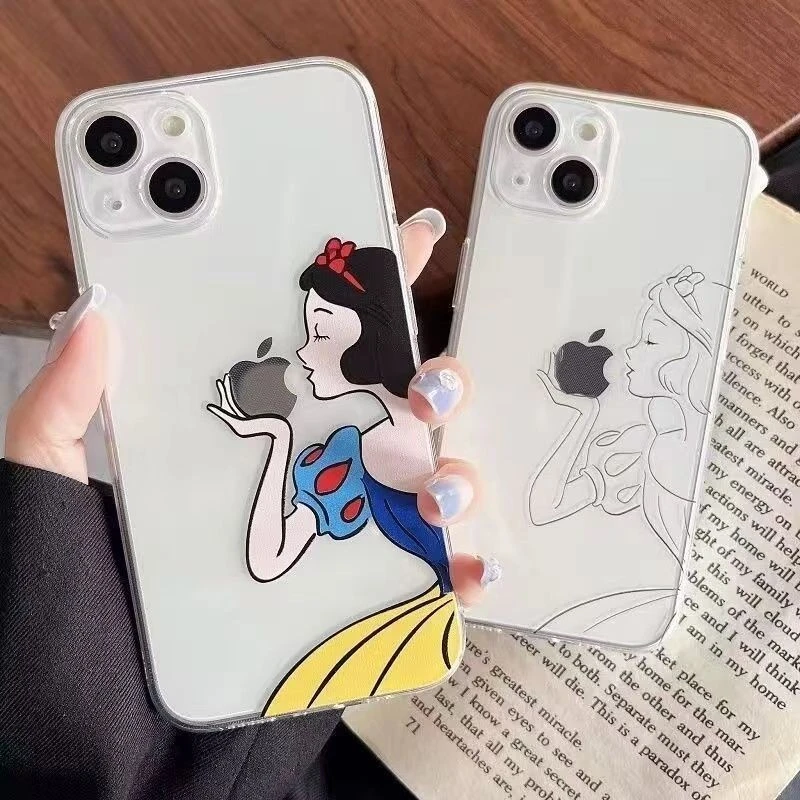 可爱公主适用苹果15手机壳iPhone16promax透明14pro女生7/8plus13