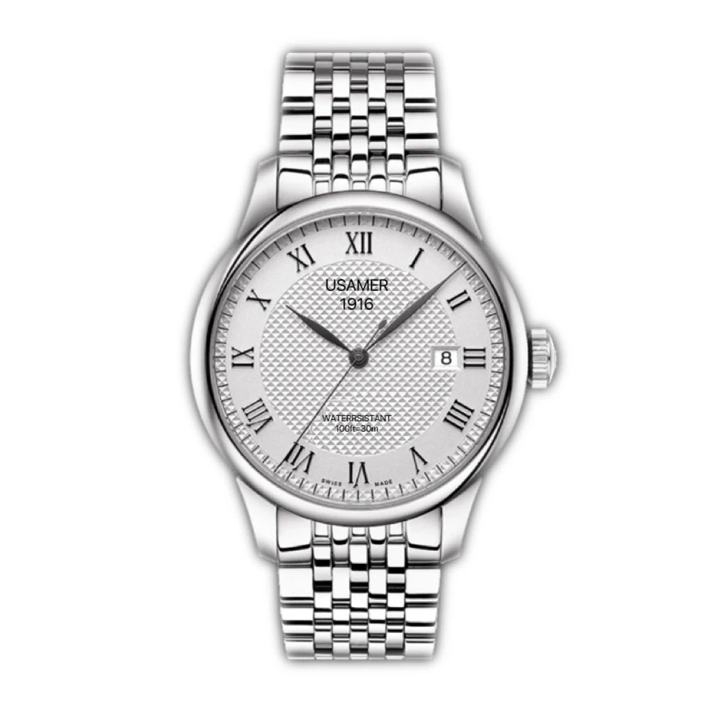 【专柜直发】梭尔/USAMER力洛克系列男士防水时尚腕表