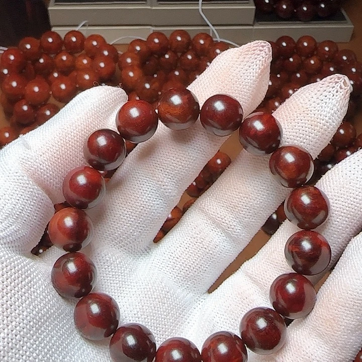 乡***乡小叶紫檀手串/手链原生态印度小叶紫檀1.2帝王泥