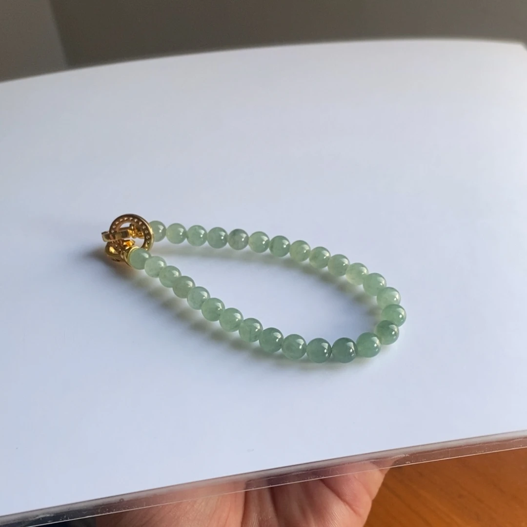 定制翡翠未镶嵌18 缅甸翡翠A货卡6.5