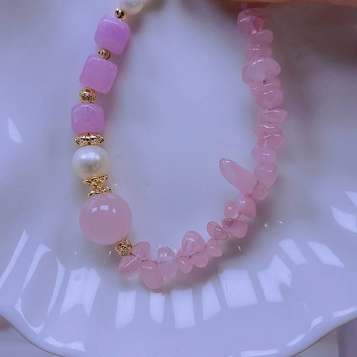 淡水珍珠手绳合金