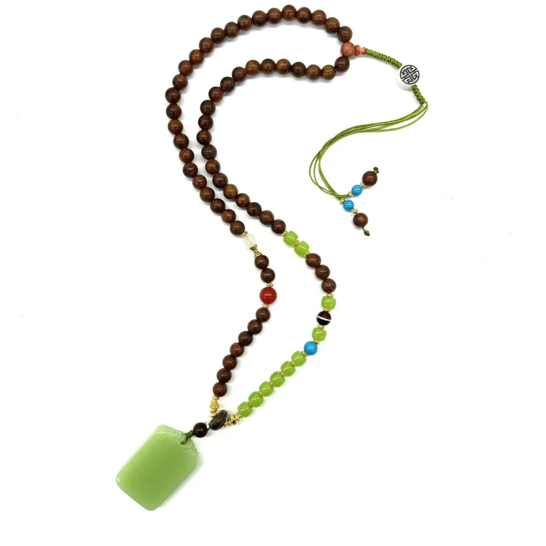 x1012-国风气质款无事牌吊坠-赠礼盒