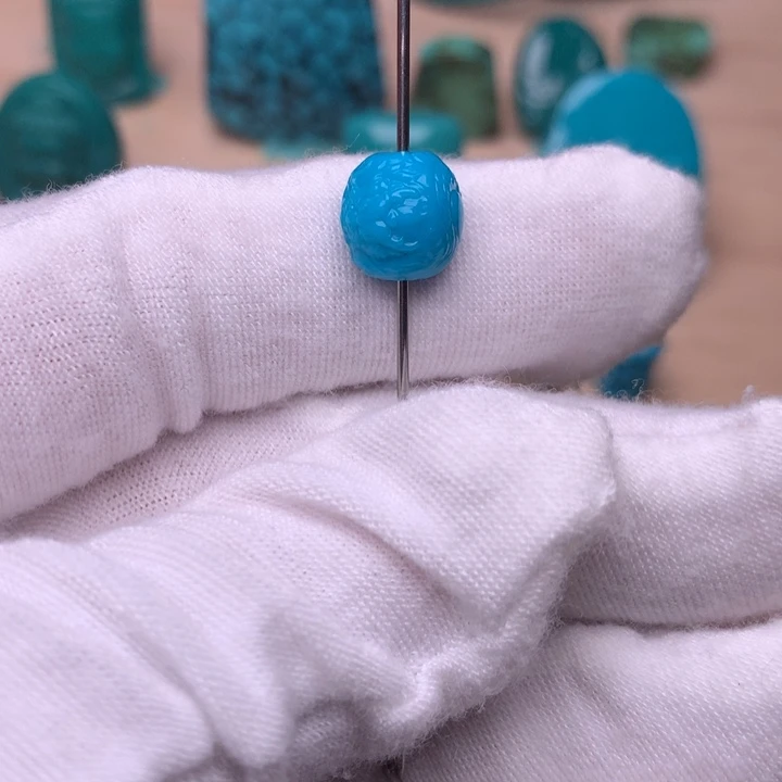 绿松石龙珠8.9未镶嵌@*