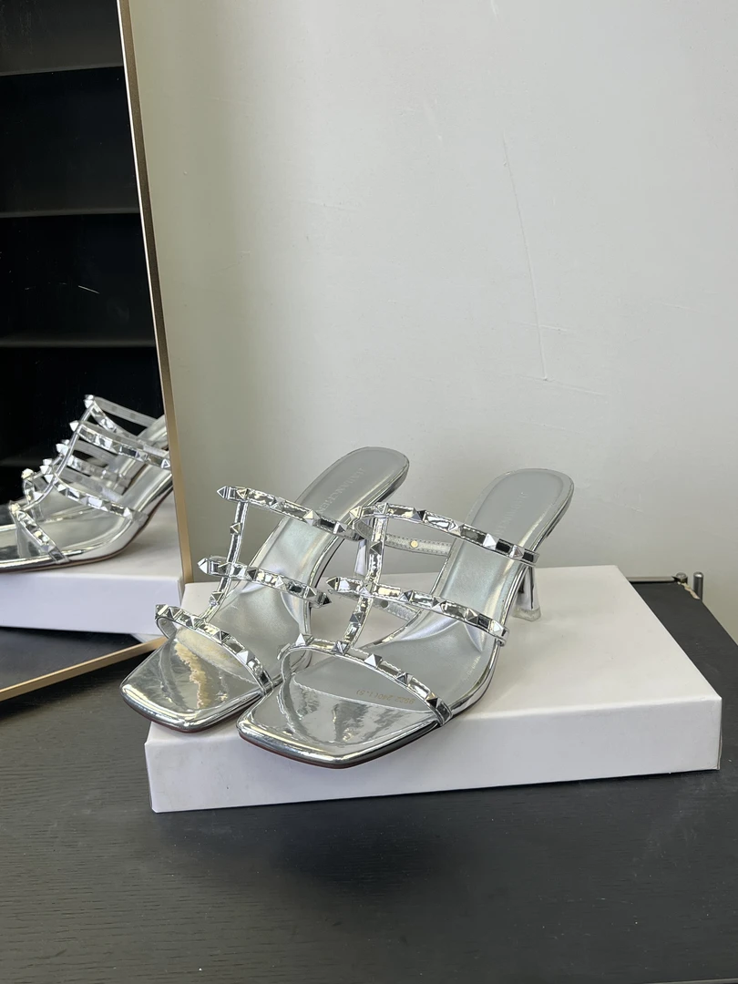 （7厘米）9922银色细跟高跟鞋时尚舒适