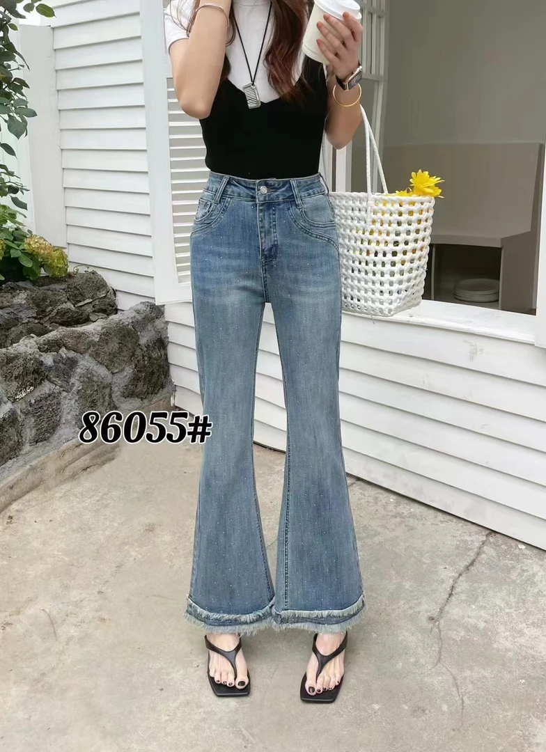 1～86055水洗拉扒裤长100公分