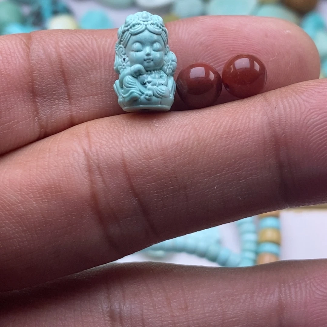 二***）未镶嵌南红玛瑙珠宝半成品