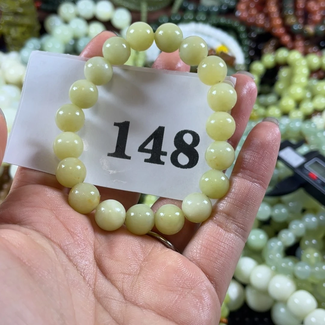 未镶嵌蛇纹石玉手链