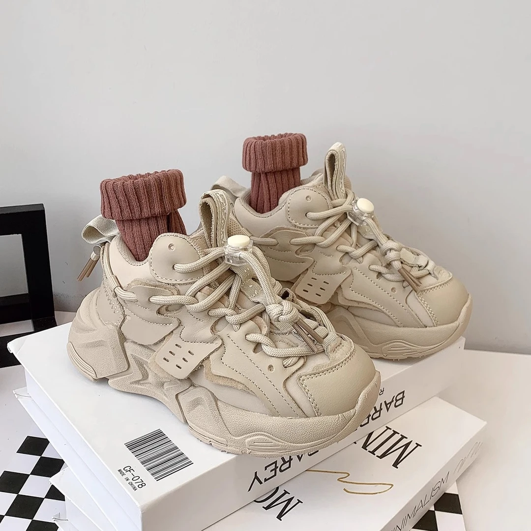 女童鞋子2025春秋新款儿童运动鞋男孩春季休闲百搭软底老爹鞋A008