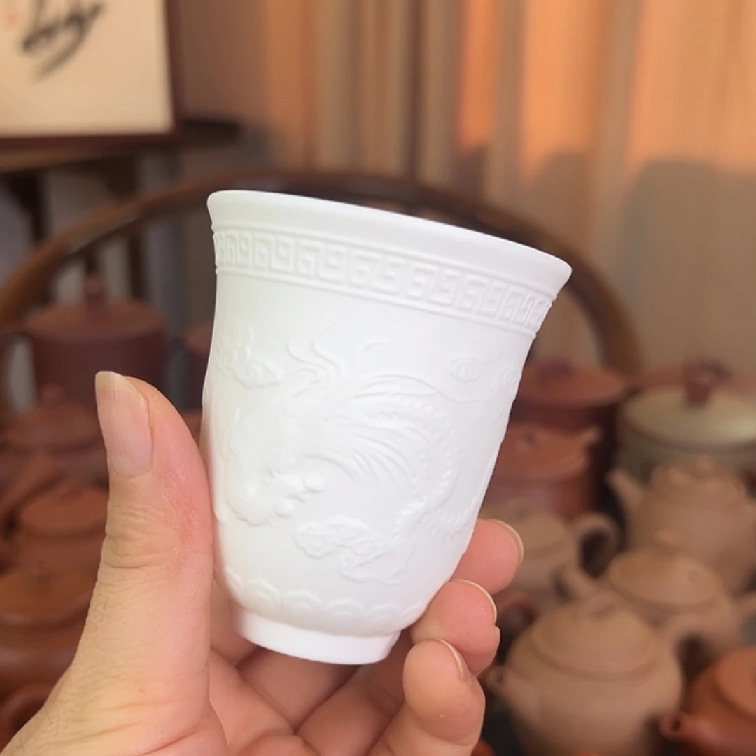 紫砂茶壶精品原矿 主人杯 陶瓷杯 130cc