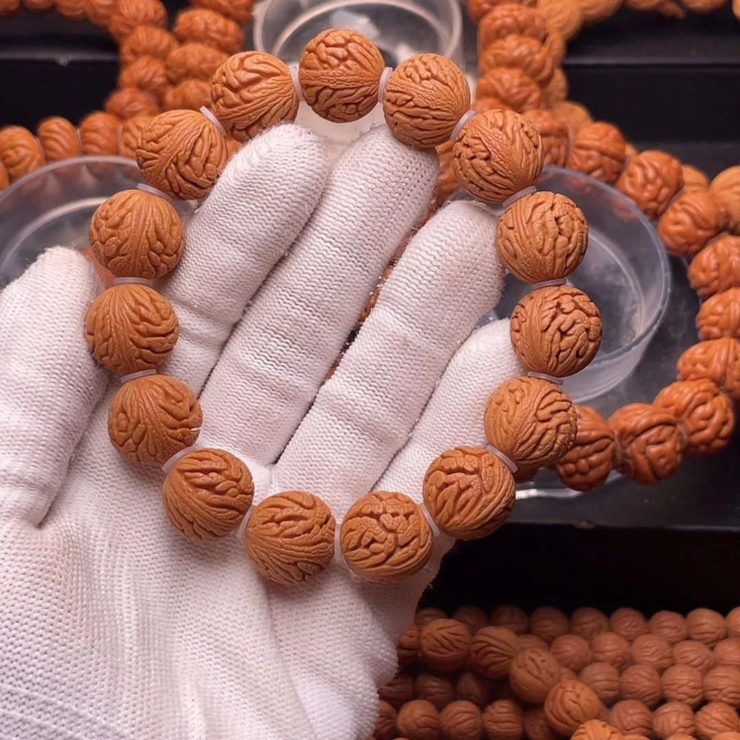 手串桃核精品绣球手串1.6