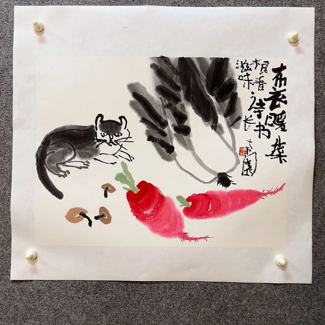 国画冯林老师手绘作品