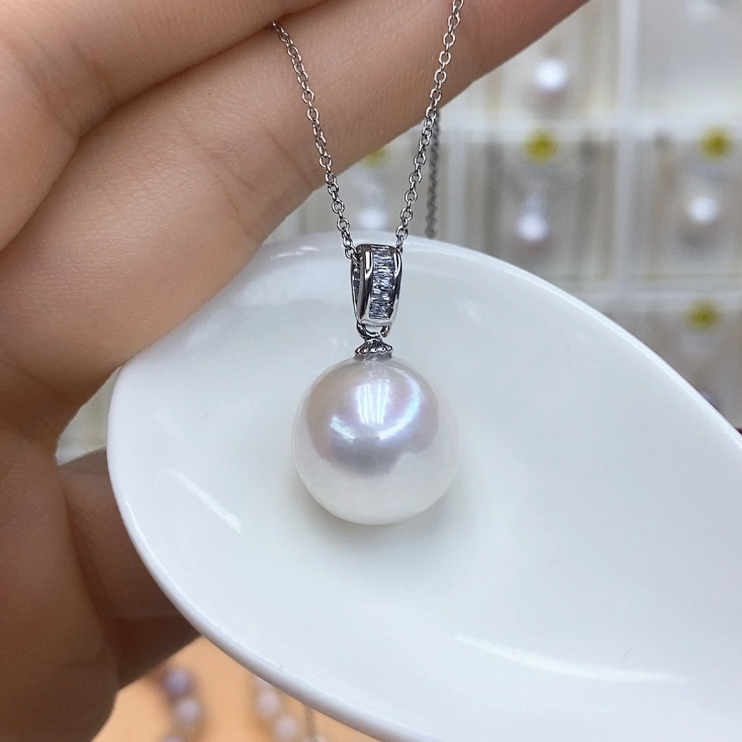 合金淡水珍珠项链