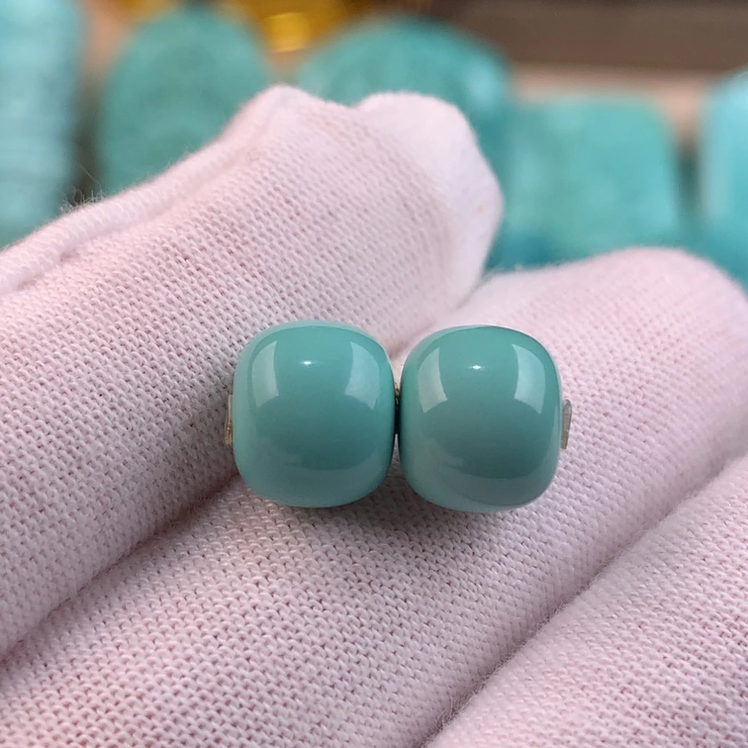 绿松石未镶嵌配对老型卡9