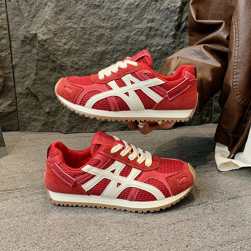 阿甘鞋女2025秋季新款时尚百搭运动女鞋德训学生跑步小众潮流女鞋