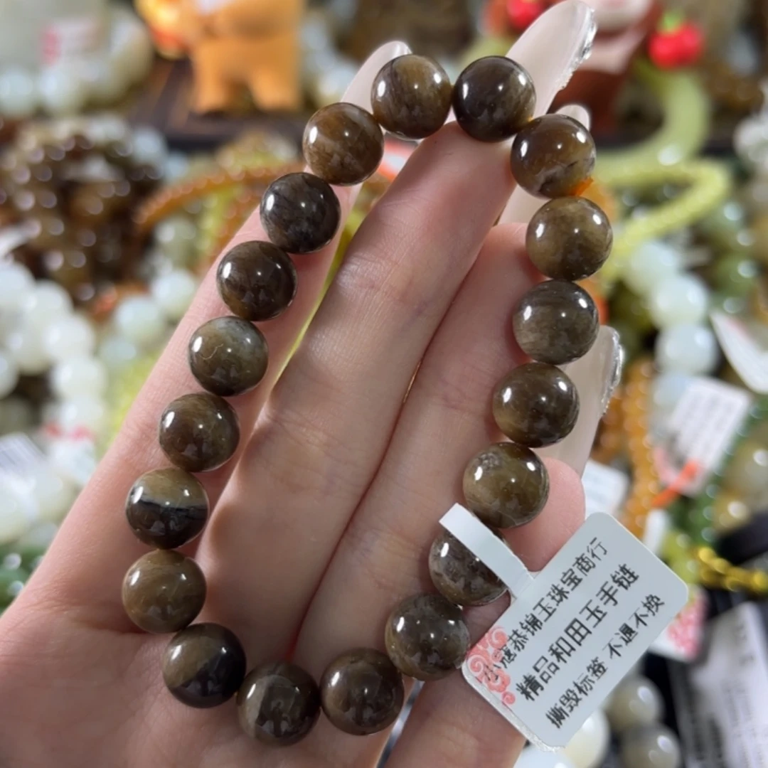 和田玉未镶嵌手链389