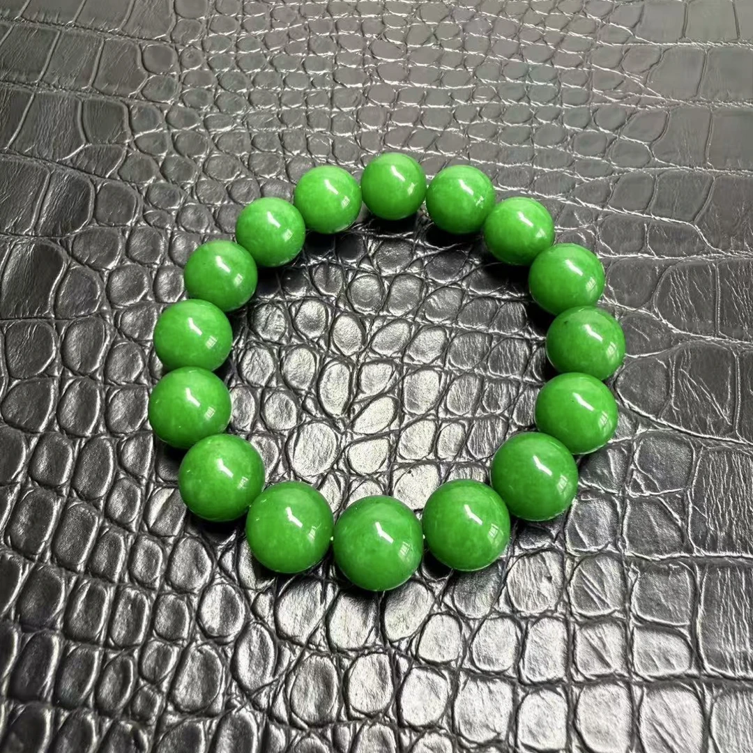 翡翠手链12MM气质时尚