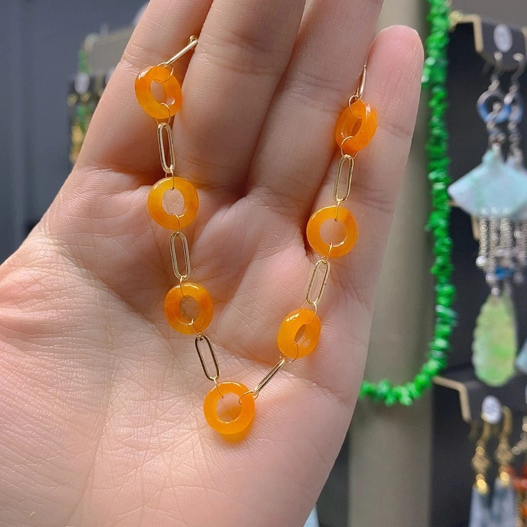 颈饰未镶嵌翡翠翡翠