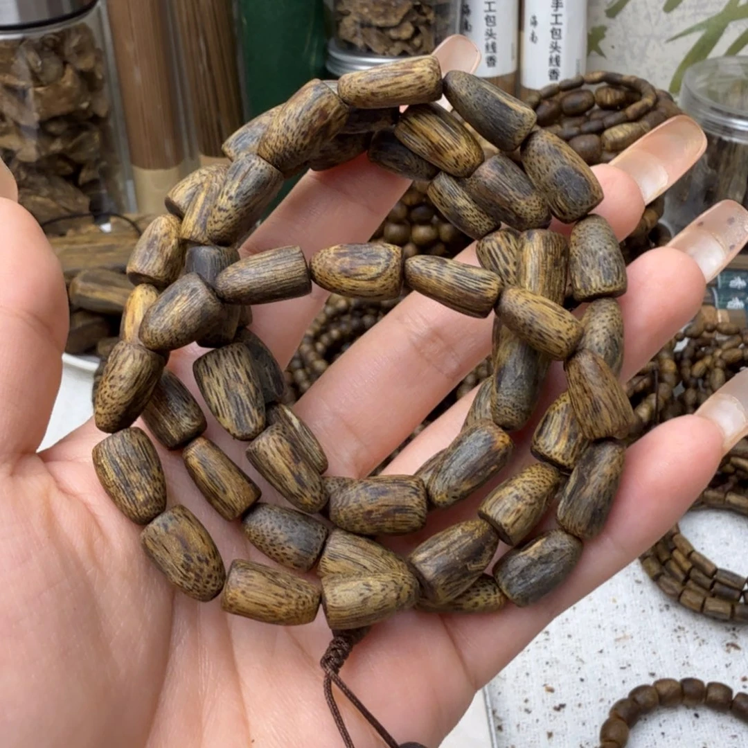 沉香沉香碎屑奇楠沉香水滴珠28克➕