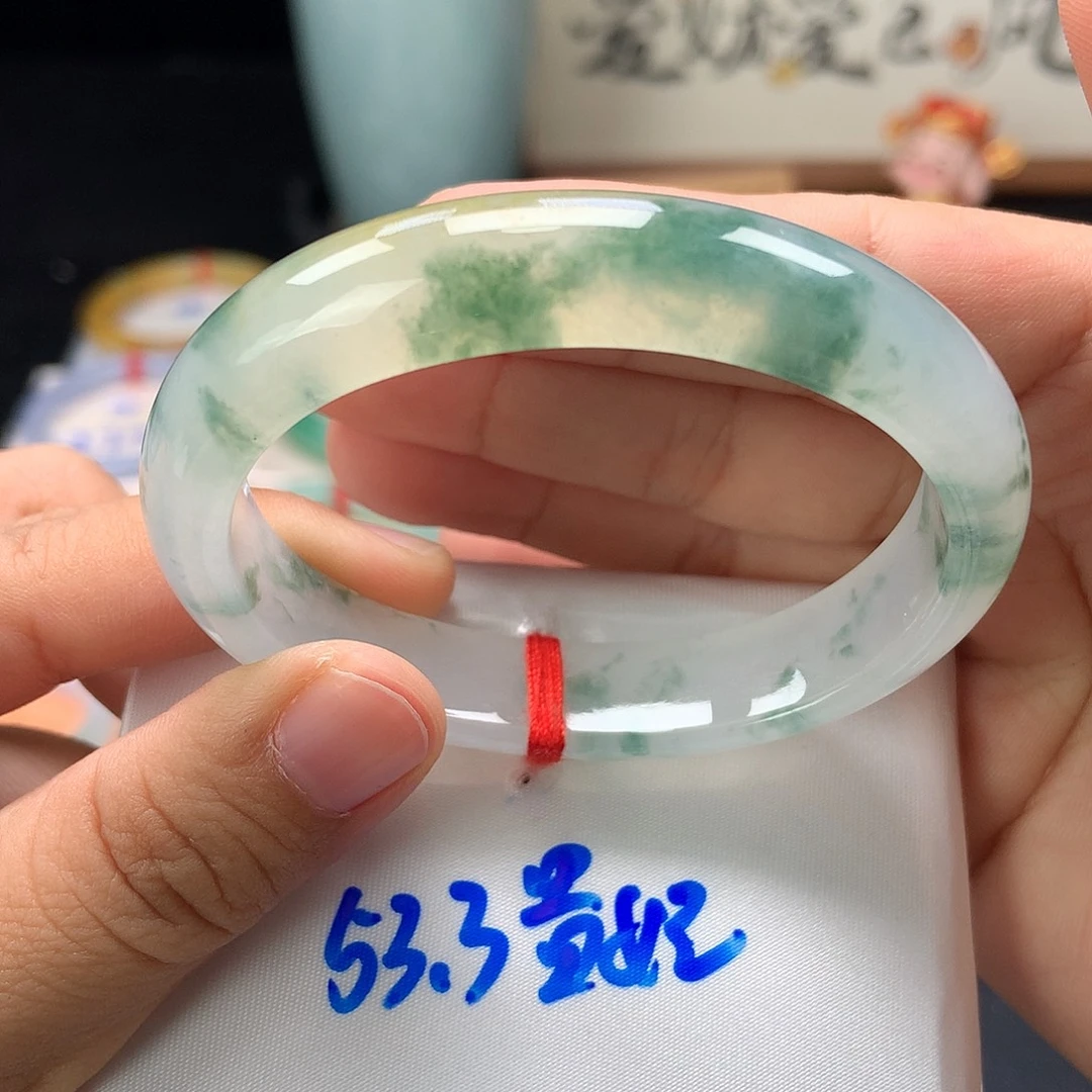 翡翠未镶嵌手镯73号