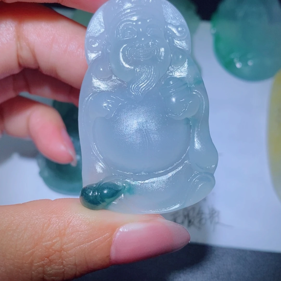 定制翡翠未镶嵌吊坠