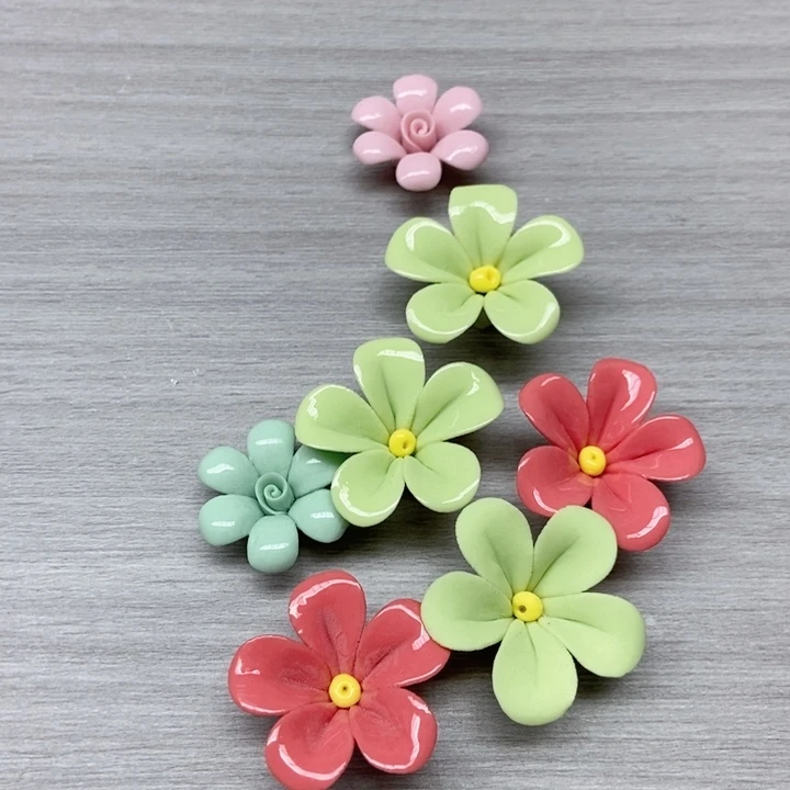 摆件手工制作陶瓷花冰箱贴