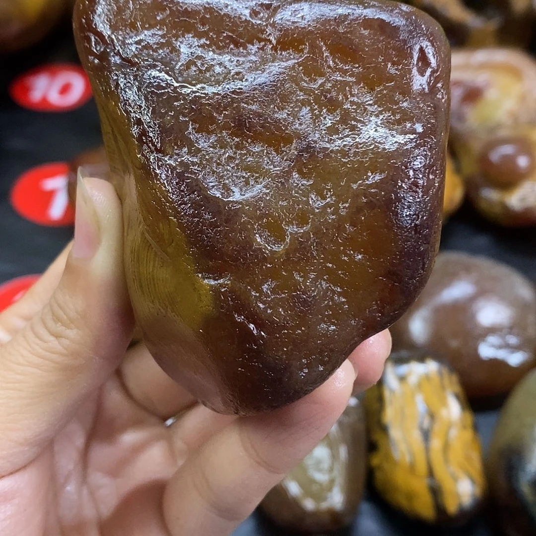 玛瑙/玉髓未镶嵌手把件