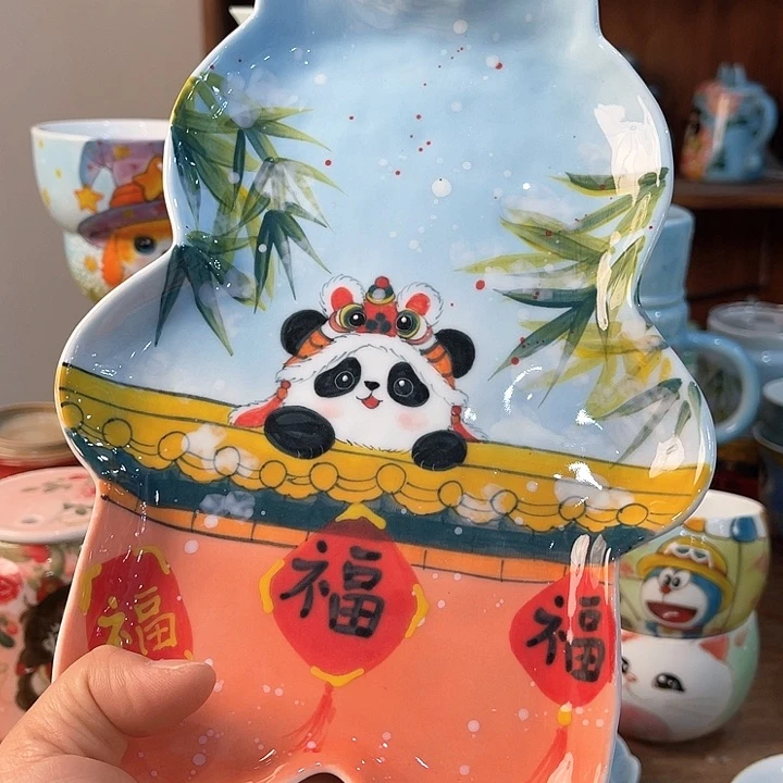 陶景德镇釉下手绘陶瓷