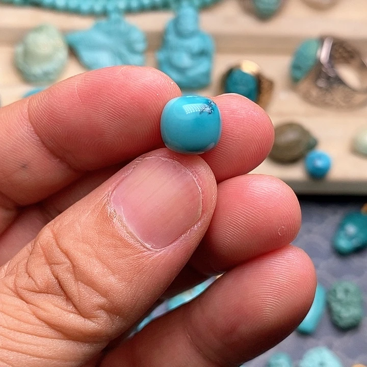 绿松石未镶嵌吊坠(不含链)