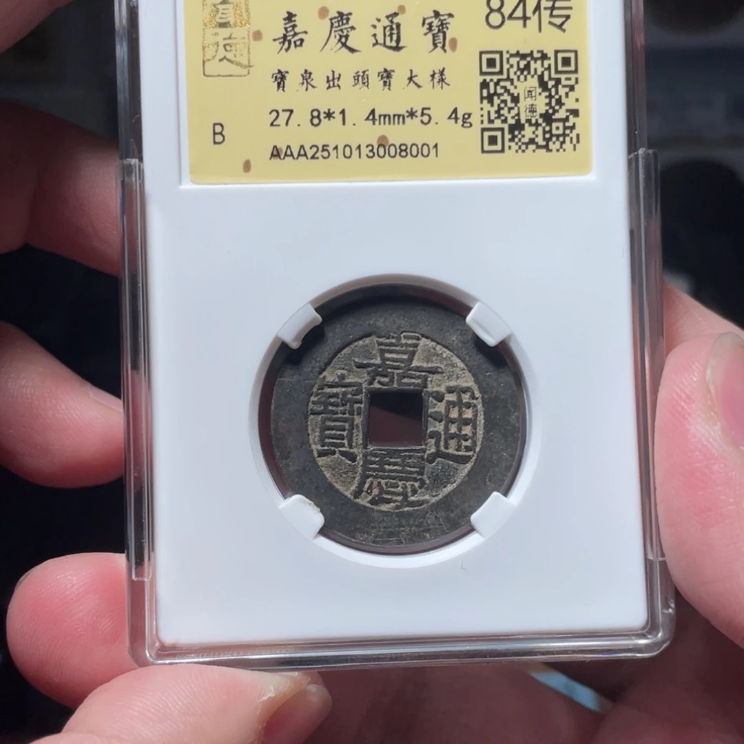 六***石铜琳琅古泉嘉庆大样8001