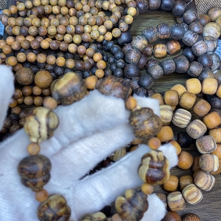 贡木手串/手链1.6立体龙鳞葫芦