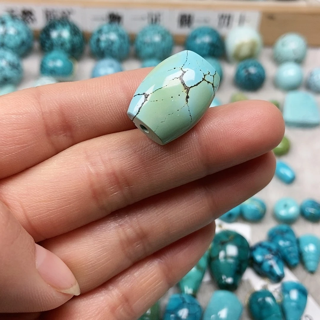 未镶嵌绿松石珠宝半成品