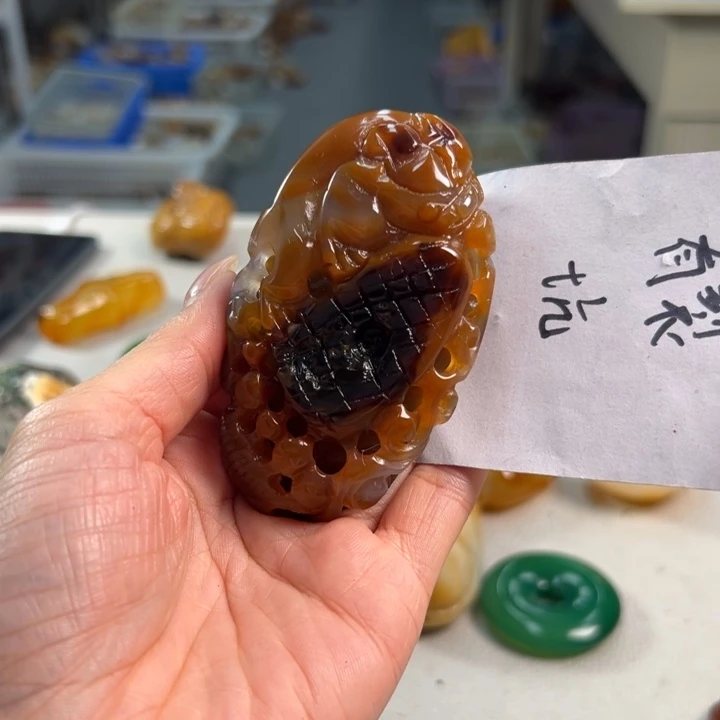 玛瑙/玉髓吊坠(不含链)未镶嵌