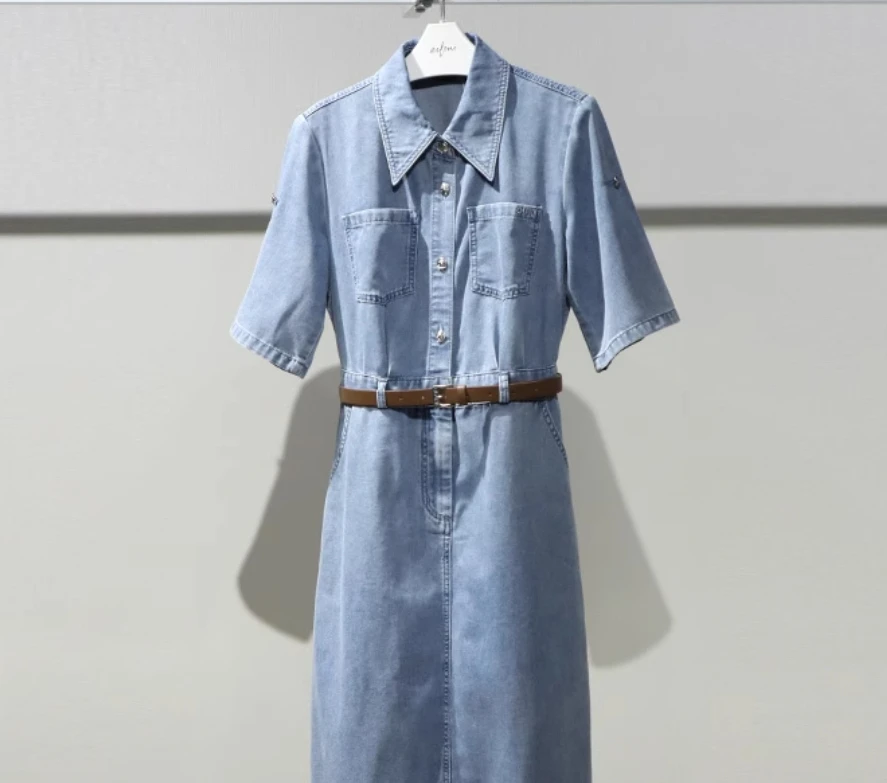 幺幺家女装A08编号直播间夏季休闲牛仔裙链接 (只出不进谨慎下单)