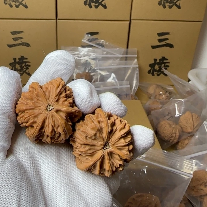 文玩核桃吊坠C*.40尺寸玉龙三棱