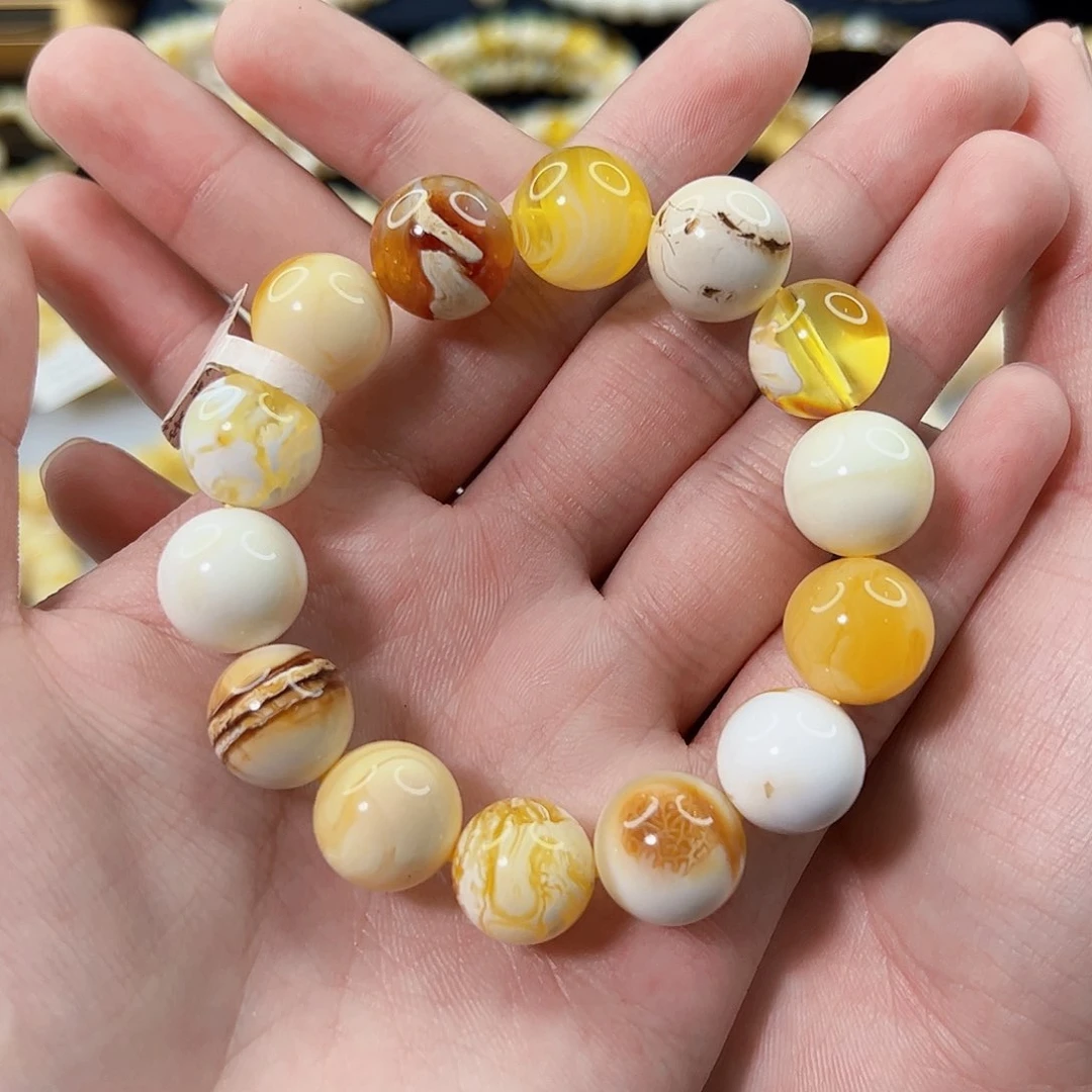 未镶嵌琥珀裸石牵****༢