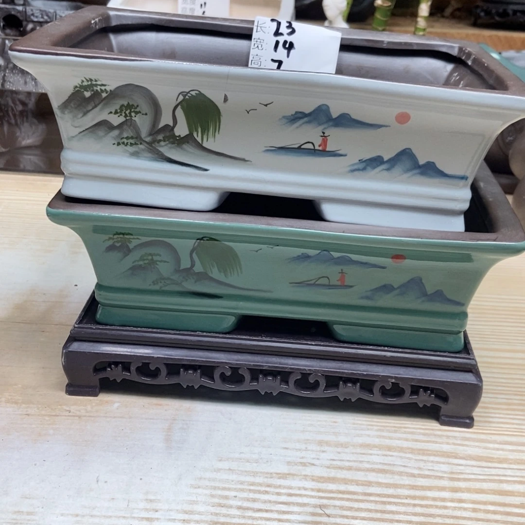 瓷片陶瓷花盆陶瓷艺术