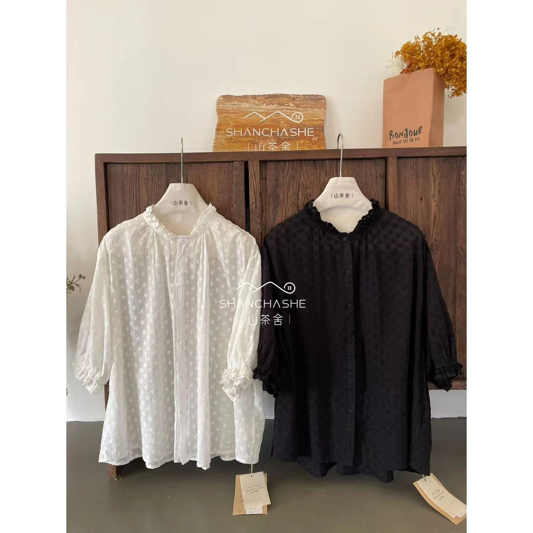 叨叨推荐款 SCS#6906#刺绣衬衣  FL