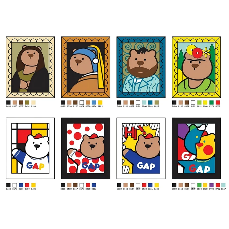 GAP冰箱贴(随机)